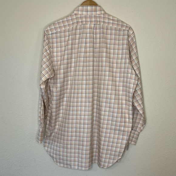 Royal classic men’s long sleeve button down plaid dress shirt 16? - Picture 4 of 7